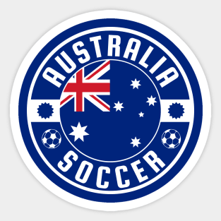 Australia Soccer Fan Sticker